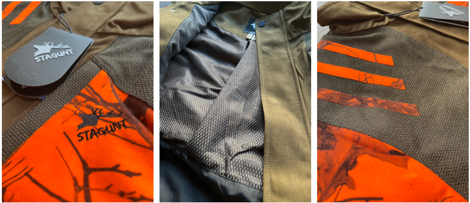 Stagunt Phoenix Bison - Jagdjacke, Grünbraun und Orange