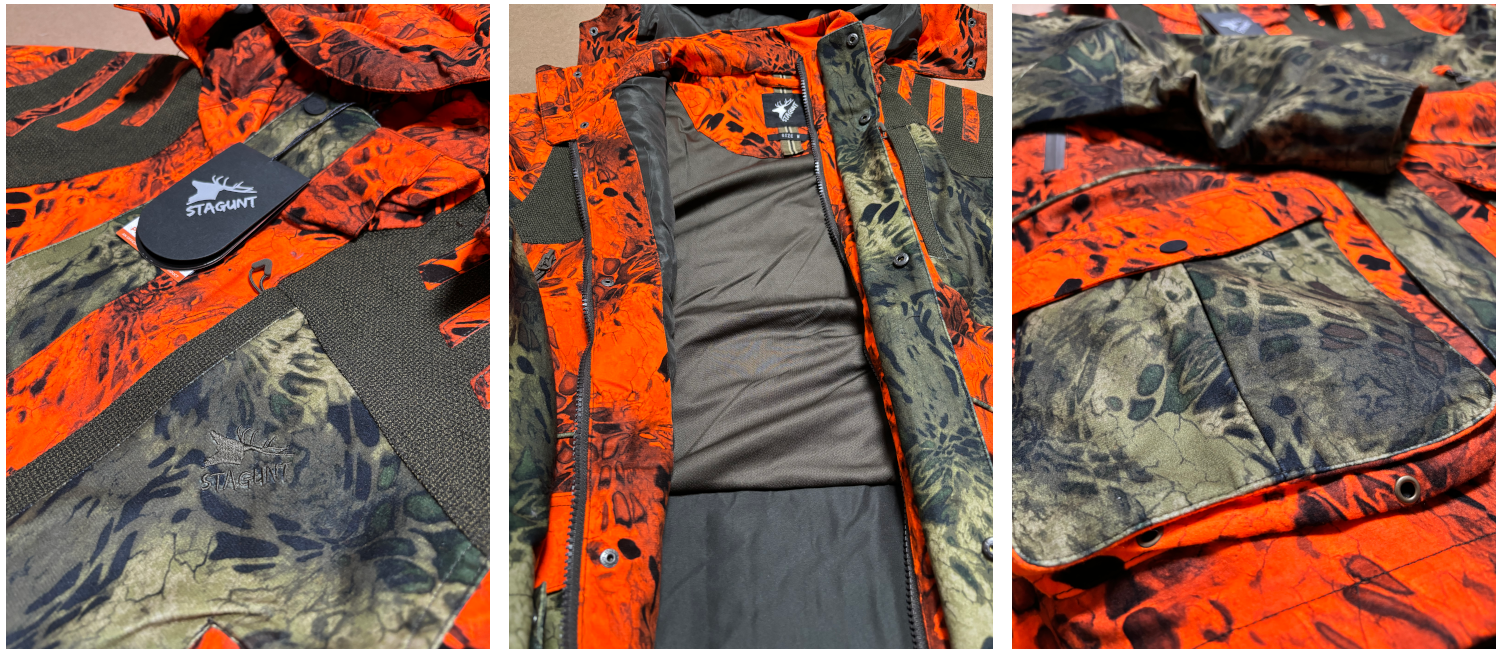 Stagunt Terra Fire Blaze Camoo - Jagdjacke, Grün-Orange