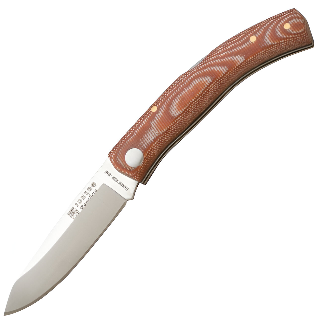 Joker Ranchera - Zavírací nůž, 8 cm, micarta, cihlový