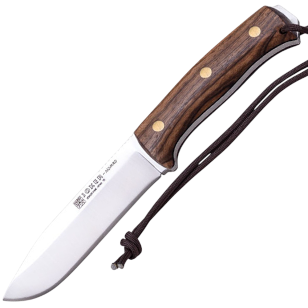 Joker Nomad - Bushcraftový nůž, 13 cm, ořechové dřevo