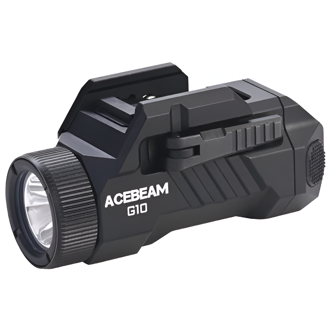 AceBeam G10, 600 lm, schwarz – LED-Taschenlampe für Picatinny/Weaver-Schiene, Schnellspannmontage