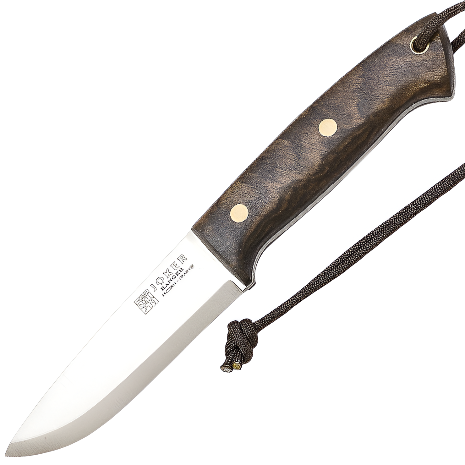 Joker Ranger - Bushcraftmesser, 11 cm, Walnussholz