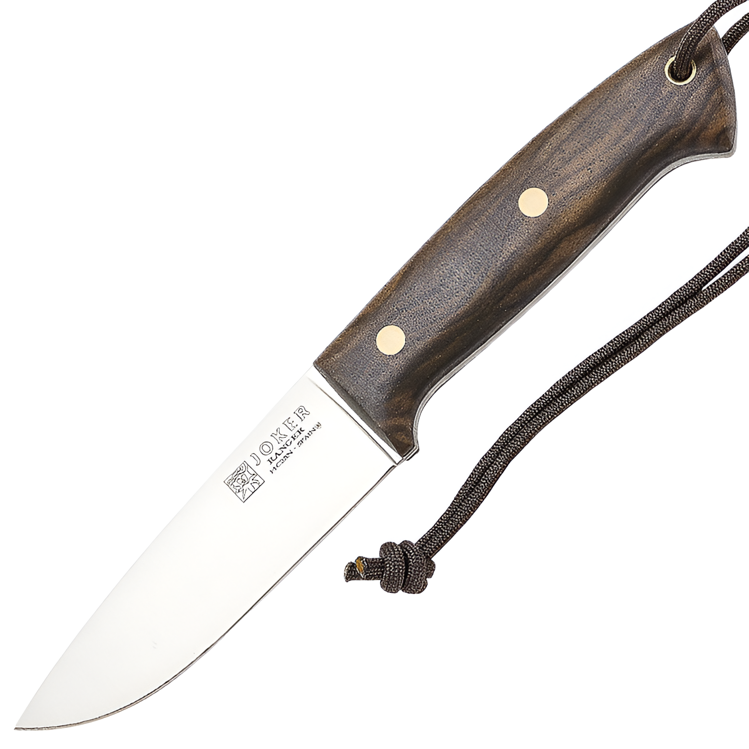 Joker Ranger - Bushcraftmesser, 11 cm, Walnussholz