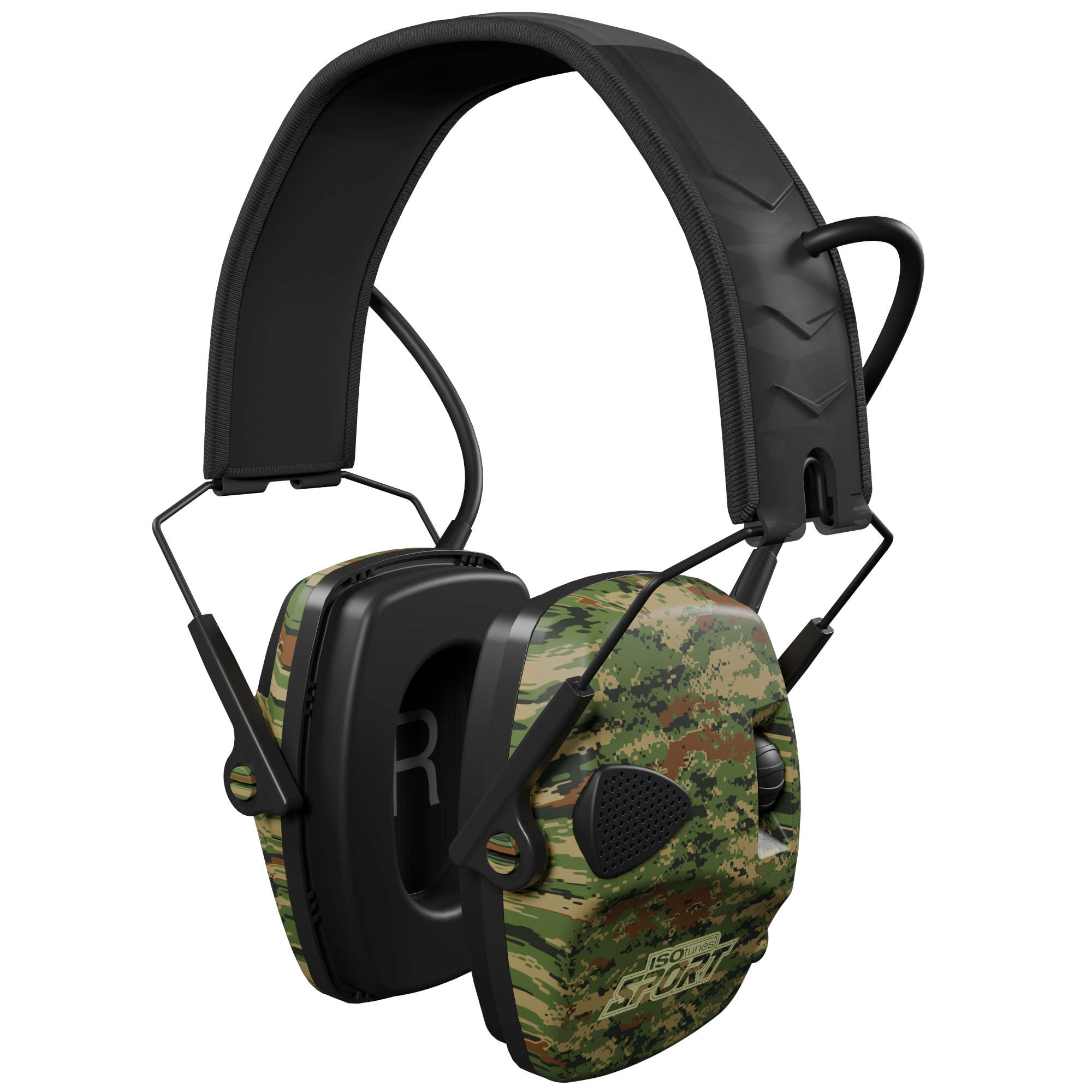 ISOtunes Sport Defy Slim Camo – Elektronická střelecká sluchátka
